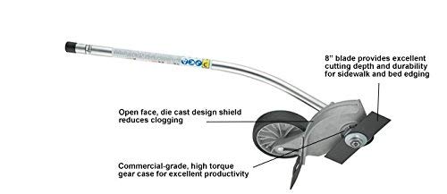 Curved Shaft Edger Attachment, 33 in.