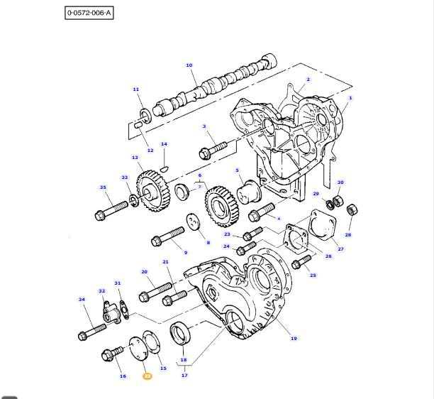 AGCO Epsilon parts diagram — 3640968M1, item 22, MF 265S / 285S TRACTOR (TUR)