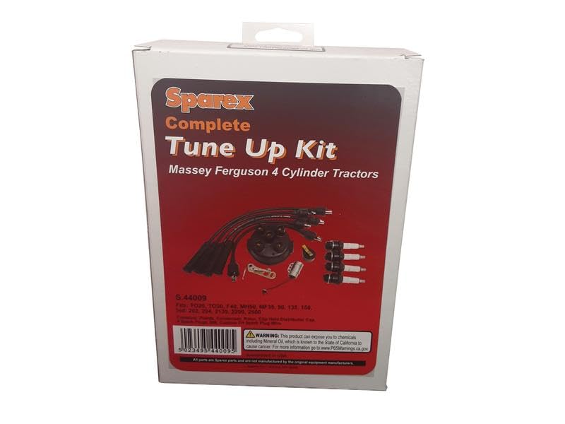 Tune Up Kit, Massey Ferguson 135 Gas 135 Petrol 150 202 204 2135 2200 2500 35 Gas / 35 Petrol 50 TO20 TO30 TO35 Tractors w/Continental Gas Engines 4 Cylinder Clip Held Distributor Cap S.44009