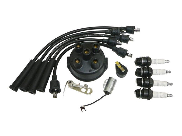 Tune Up Kit, Massey Ferguson 135 Gas 135 Petrol 150 202 204 2135 2200 2500 35 Gas / 35 Petrol 50 TO20 TO30 TO35 Tractors w/Continental Gas Engines 4 Cylinder Clip Held Distributor Cap S.44009
