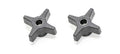 Bobcat (OEM) 38524 (2 Pack) Zero Turn Mower Deck 4 Prong Knob