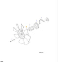 AGCO OEM 4264645M1 — Epsilon COMPONENT PARTS FOR ENGINE E4CGVB22 - COOLING FAN diagram, item 1 (MT285B / MT295B COMPACT TRACTOR)
