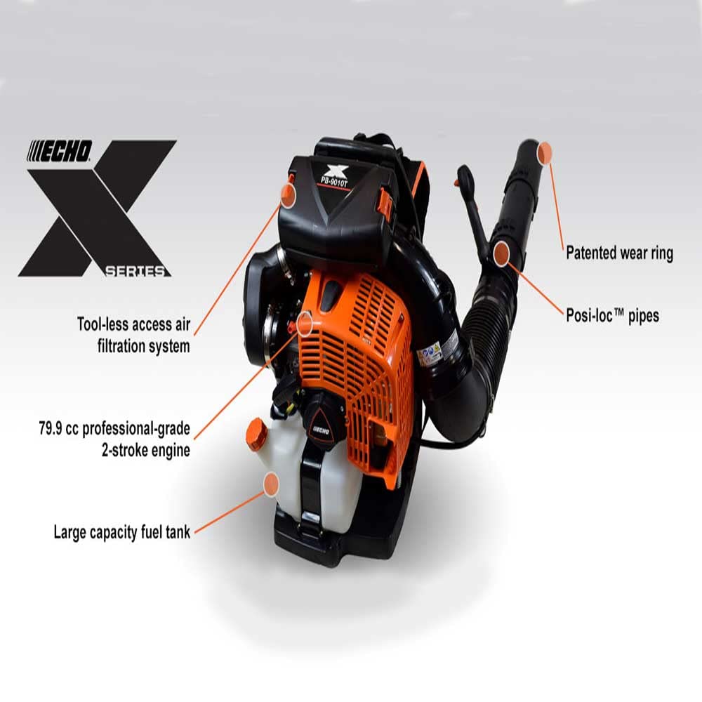 ECHO (OEM) PB-9010T X Series Back Pack Blower With Tube Throttle 79.9Cc