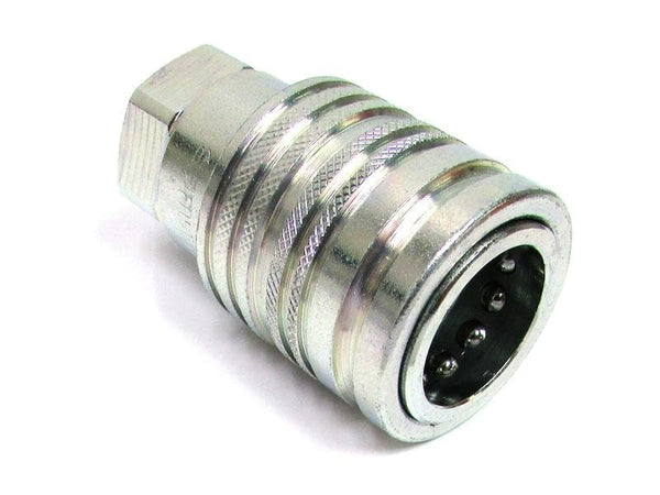 FASTER (PV 12 NPT F)  1/2 HYDRAULIC BREAKAWAY COUPLER AG TRACTOR FITTING PUSH/PULL TYPE