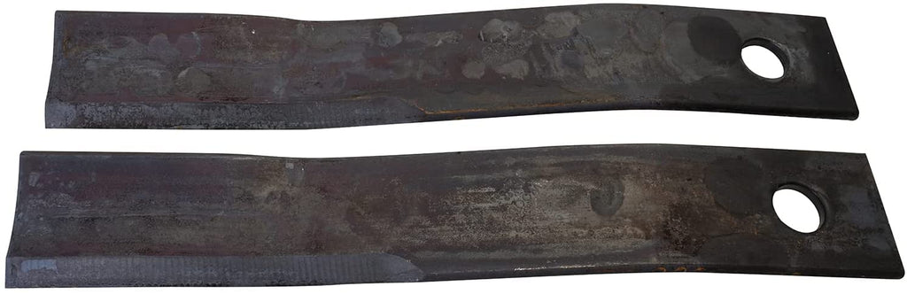 WOODS OEM 19160KT (19160-2 Blade Set) (CCW) 25" Rotary Cutter Genuine Replacement Blade Kit - Compatible with Many BB, BW, FW, DS and RC Series Rotary Cutters - Heat-Treated, Alloy Steel, Mower Blades