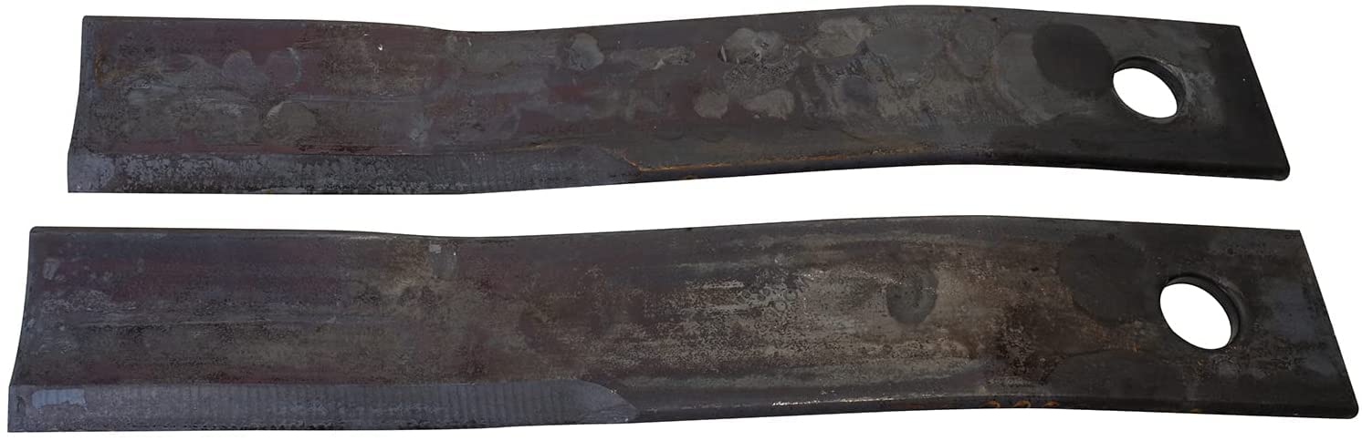 WOODS OEM 19160KT (19160-2 Blade Set) (CCW) 25" Rotary Cutter Genuine Replacement Blade Kit - Compatible with Many BB, BW, FW, DS and RC Series Rotary Cutters - Heat-Treated, Alloy Steel, Mower Blades