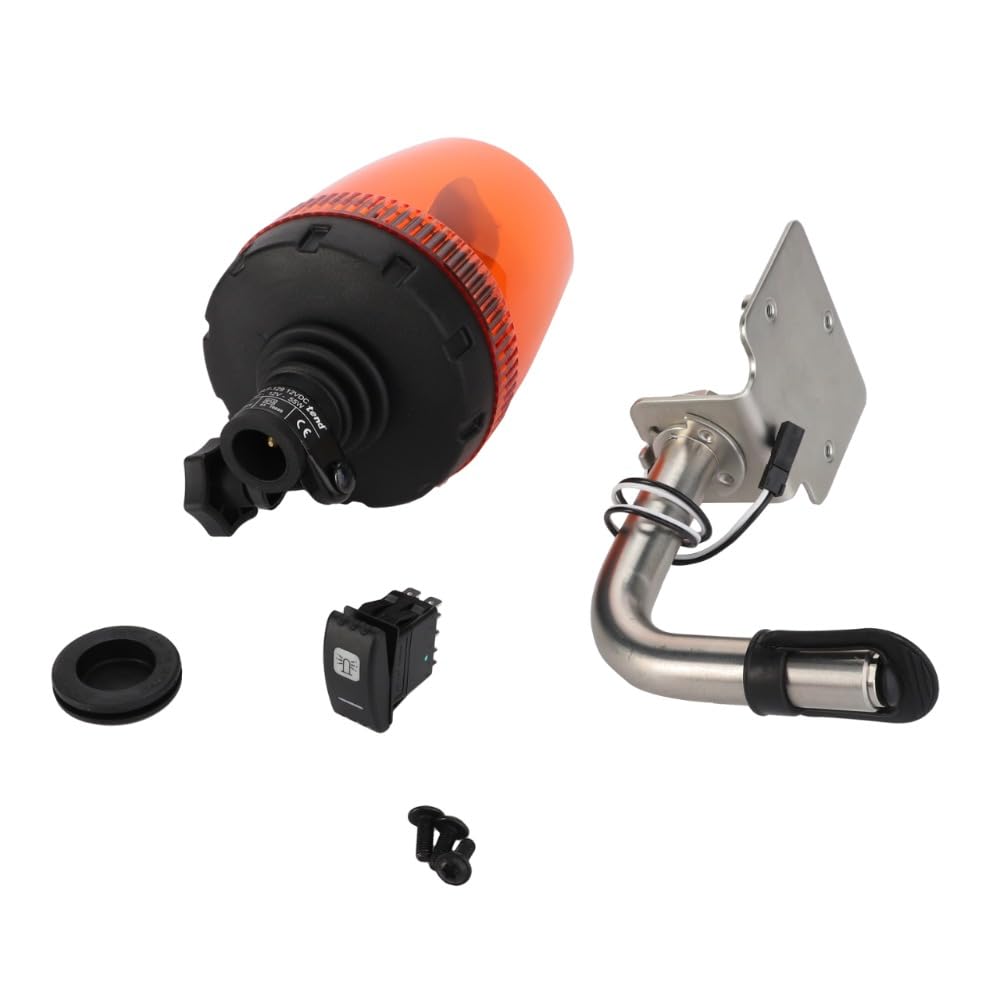 AGCO (OEM) ACW145405C Rotary Beacon kit with brackets, fitted switches and grommets for Massey Ferguson Tractors 4700 series and up