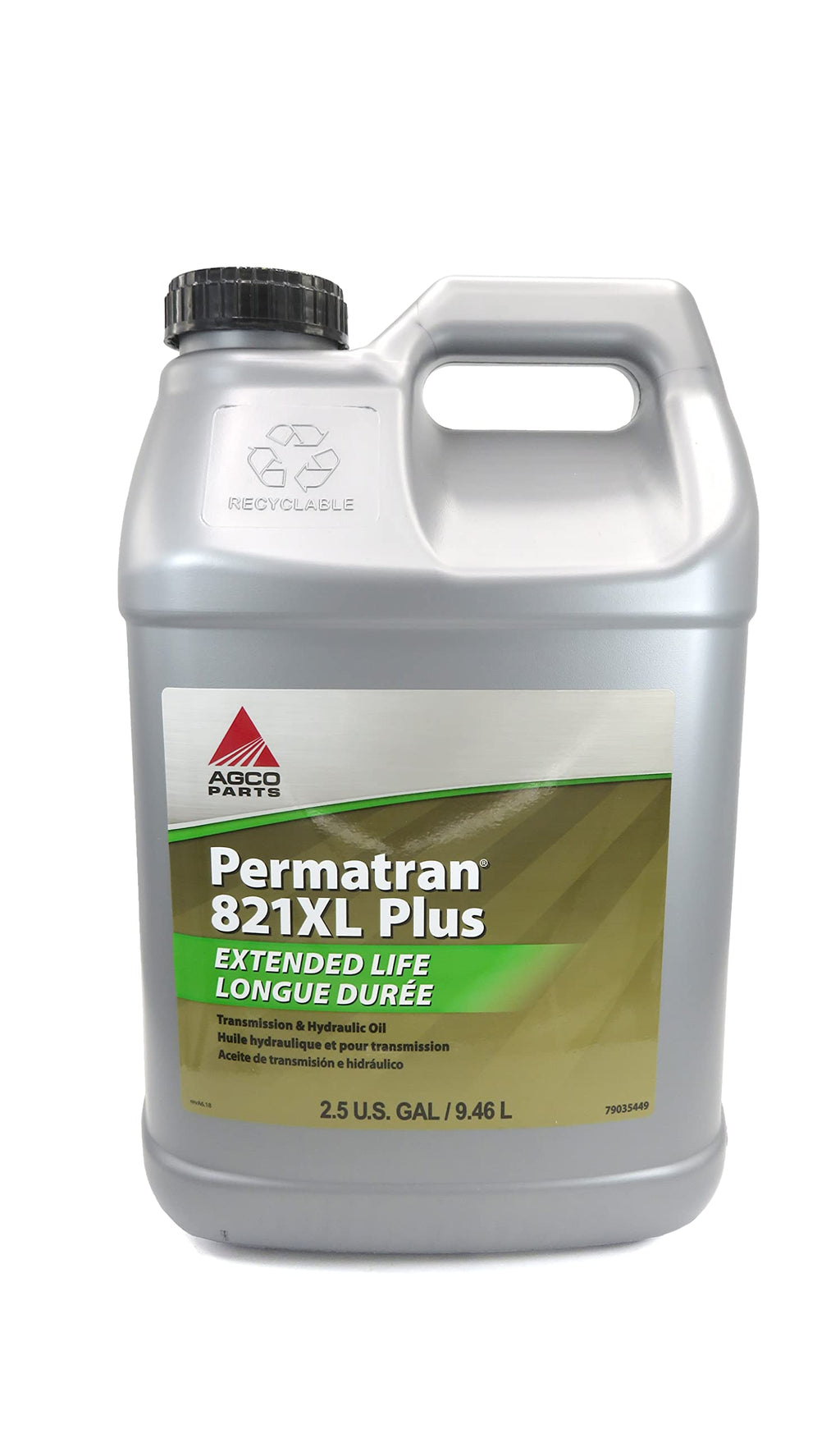 AGCO Permatran 821 XL Plus Extended Life 15W-40 Transmission & Hydraulic Oil 2.5 Gal 79035449