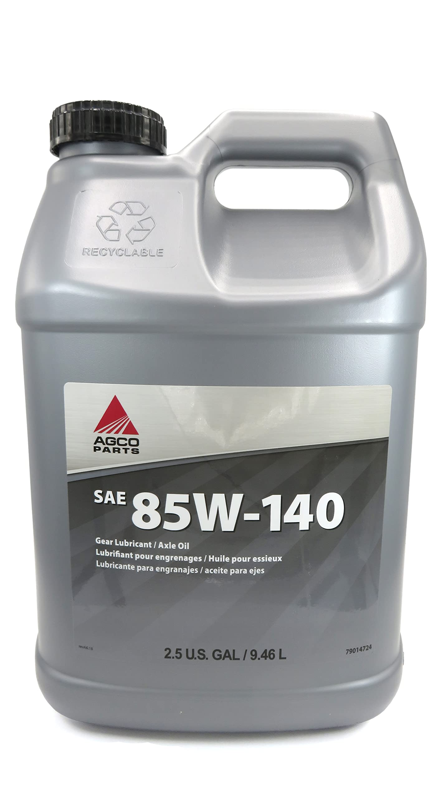 AGCO (OEM) 79014724 SAE 85W-140 Conventional Gear Lubricant Axle Oil 2.5 Gallon
