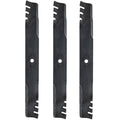 438-0010-00 (OEM) Spartan 61" Eliminator Mulching Blades (3 Pack). Fits 61" RZ RT SRT KG Mower Decks Old Part #438-0002-00
