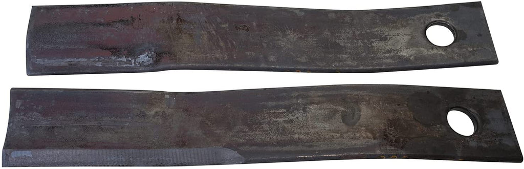 WOODS OEM 19160KT (19160-2 Blade Set) (CCW) 25" Rotary Cutter Genuine Replacement Blade Kit - Compatible with Many BB, BW, FW, DS and RC Series Rotary Cutters - Heat-Treated, Alloy Steel, Mower Blades