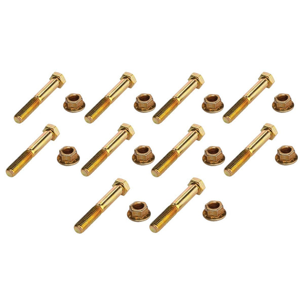 AGCO (OEM) 700116639 FLYWHEEL Shear Bolt kit (10) Bolts and Nuts for AGCO, Massey Small and Large Hay Balers