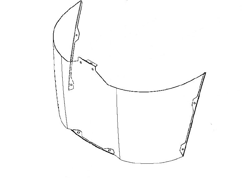 AGCO (OEM) 7079233M91 NET Grill for Massey Ferguson Compact Tractors