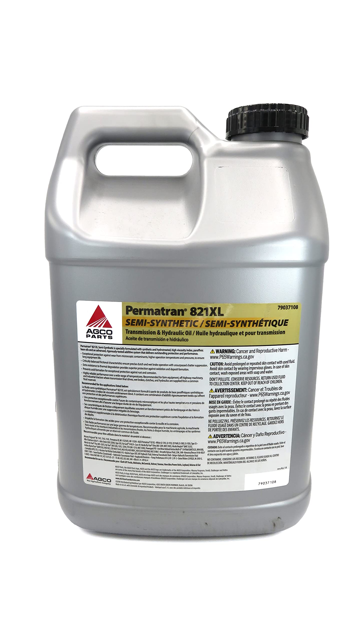 Semi-Synthetic 10W-30 Transmission & Hydraulic Oil 2.5 Gal 79037108L8