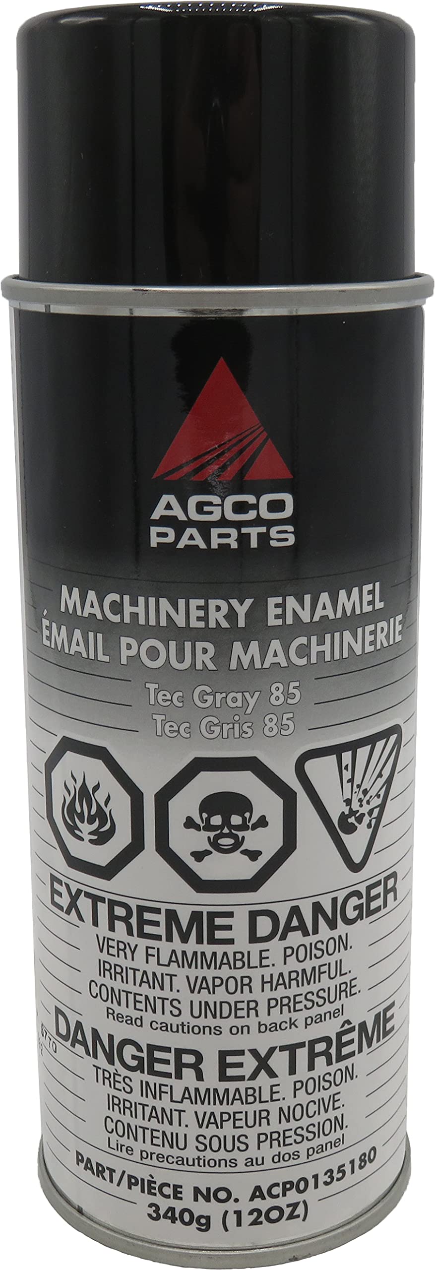 Agco Paint Machinery Enamel Protects Against Rust Aerosol Spray Can (Tec Gray 85)