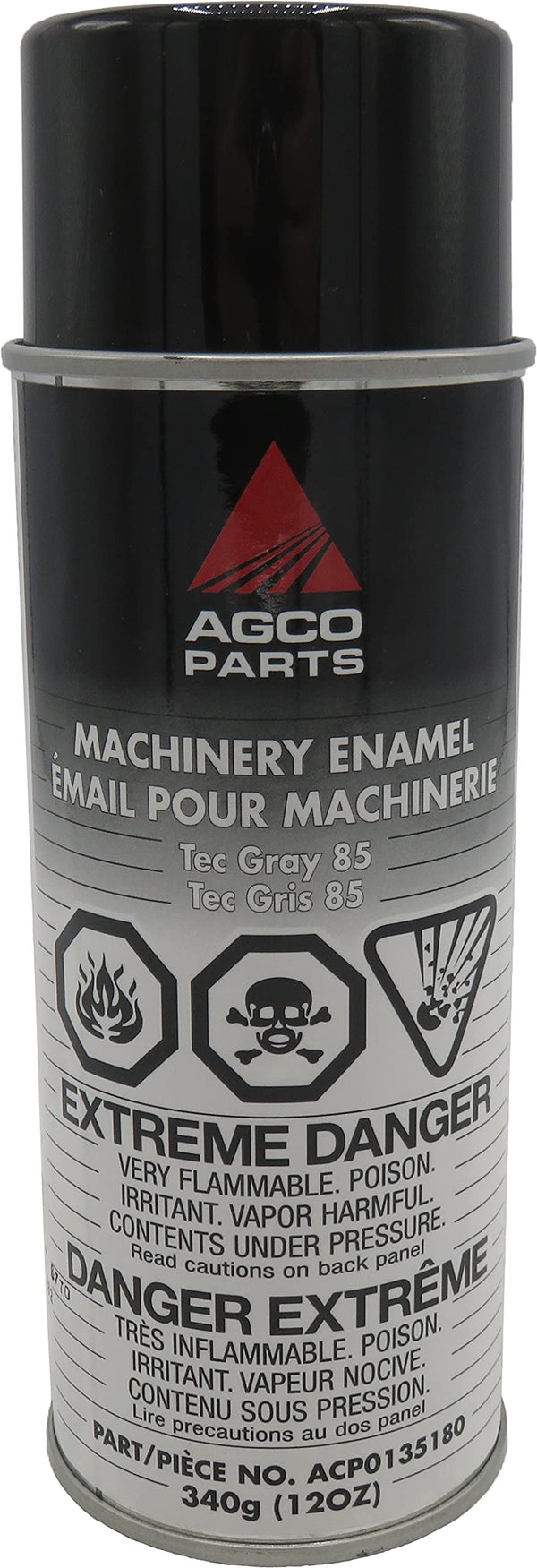 Agco Paint Machinery Enamel Protects Against Rust Aerosol Spray Can (Tec Gray 85)