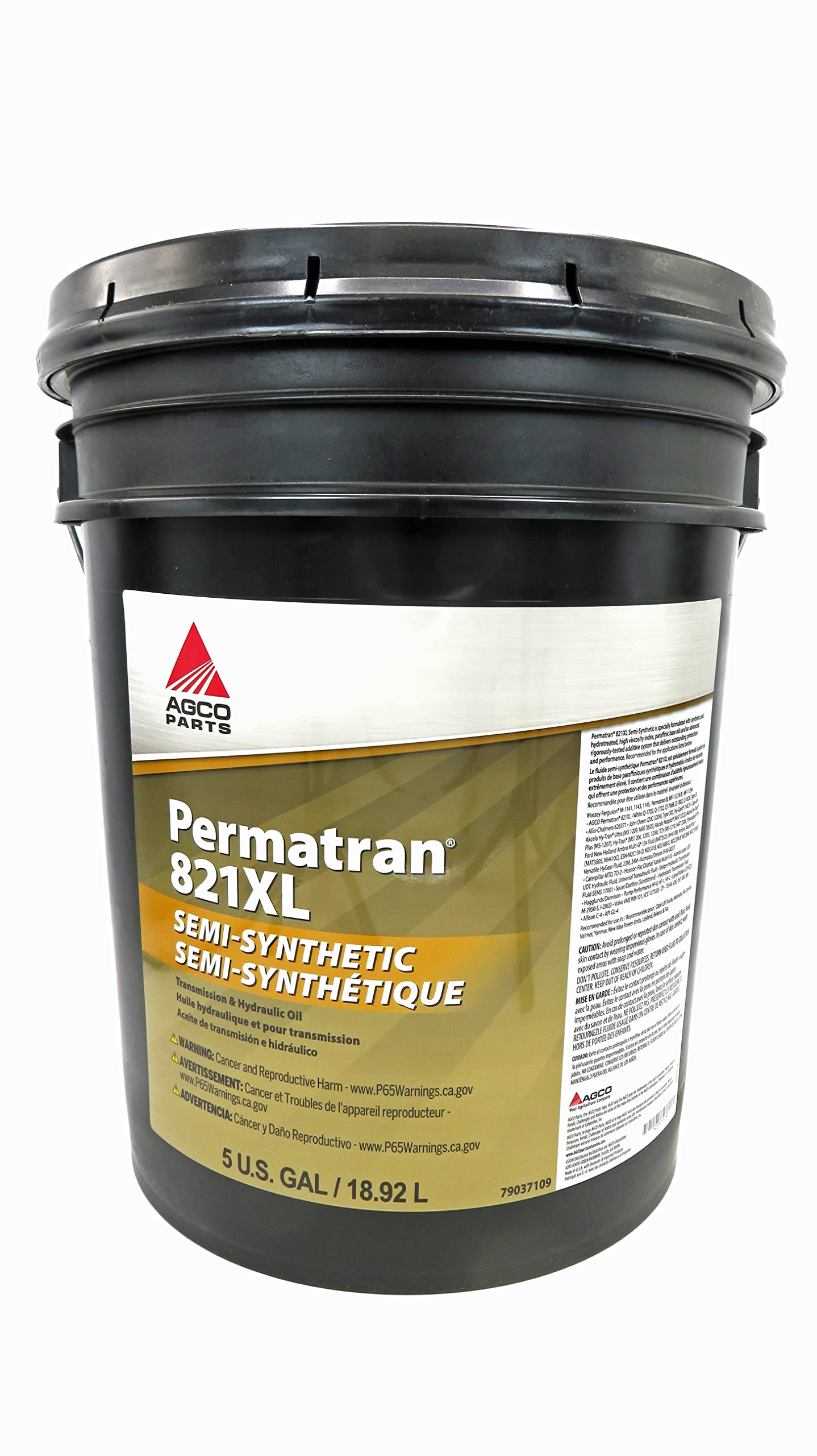 AGCO Permatran 821XL 10W-30 Transmission & Hydraulic Oil 5 Gallons, 79037109