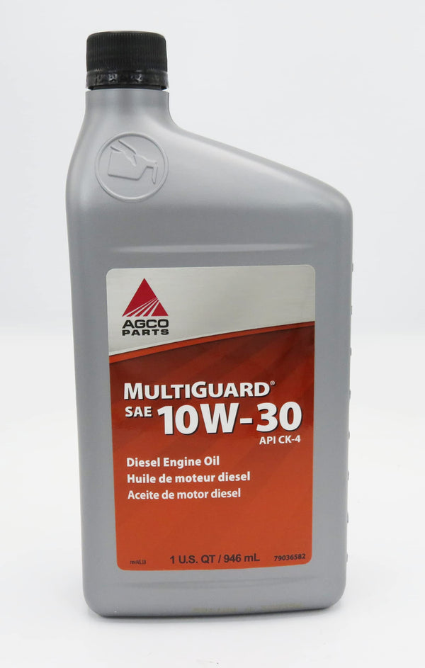 AGCO 79036582 Agco MultiGuard SAE 10W-30 API CK-4 1 Quart