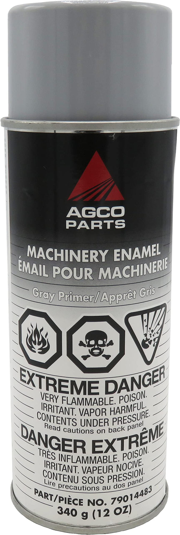 Agco Paint Machinery Enamel Protects Against Rust Aerosol Spray Can (Gray Primer)