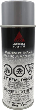 Agco Paint Machinery Enamel Protects Against Rust Aerosol Spray Can (M1025 Flint Metallic Gray)