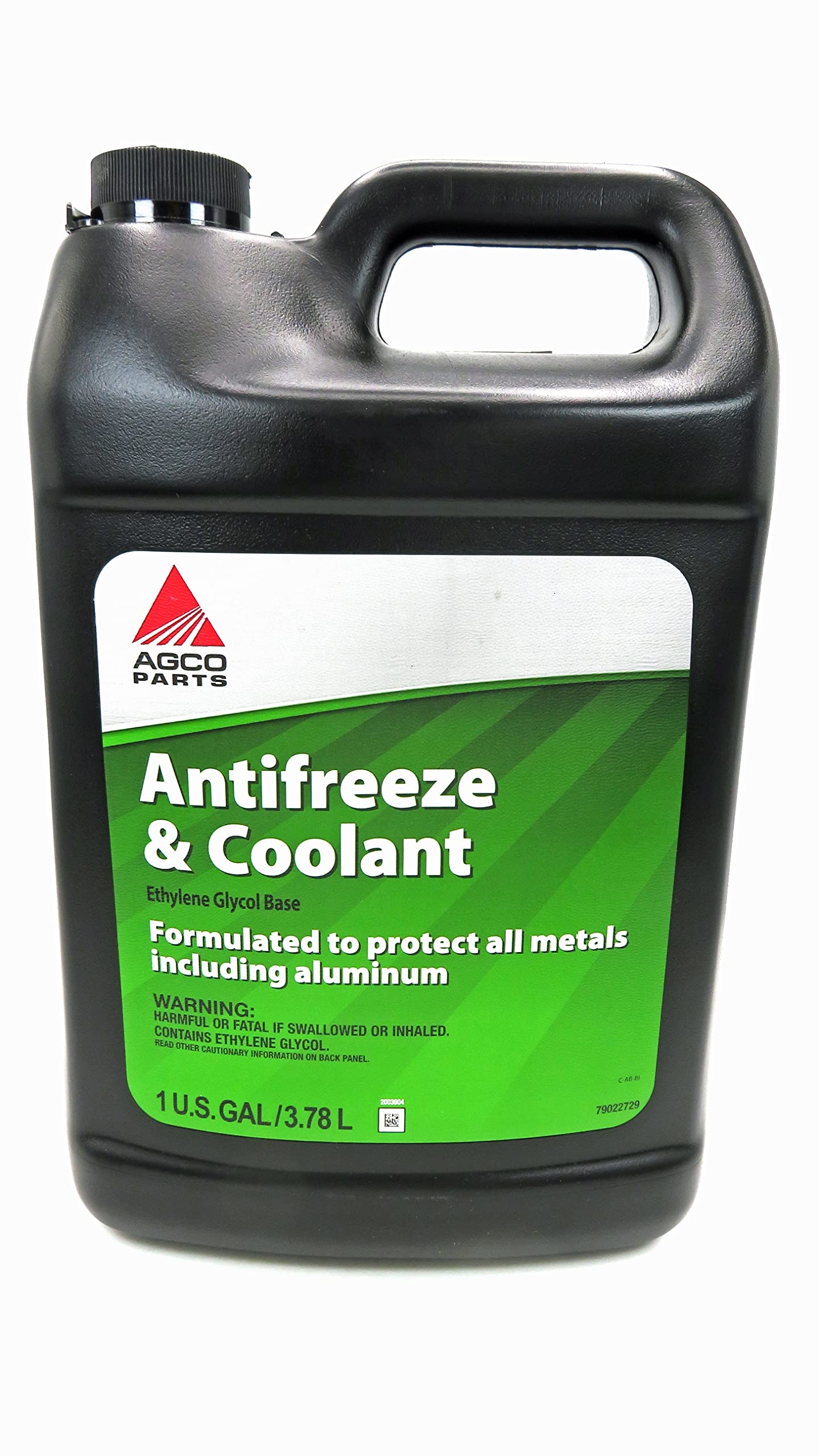 AGCO Antifreeze and Coolant Ethylene Glycol Base 1 Gallon, 79022729, Green