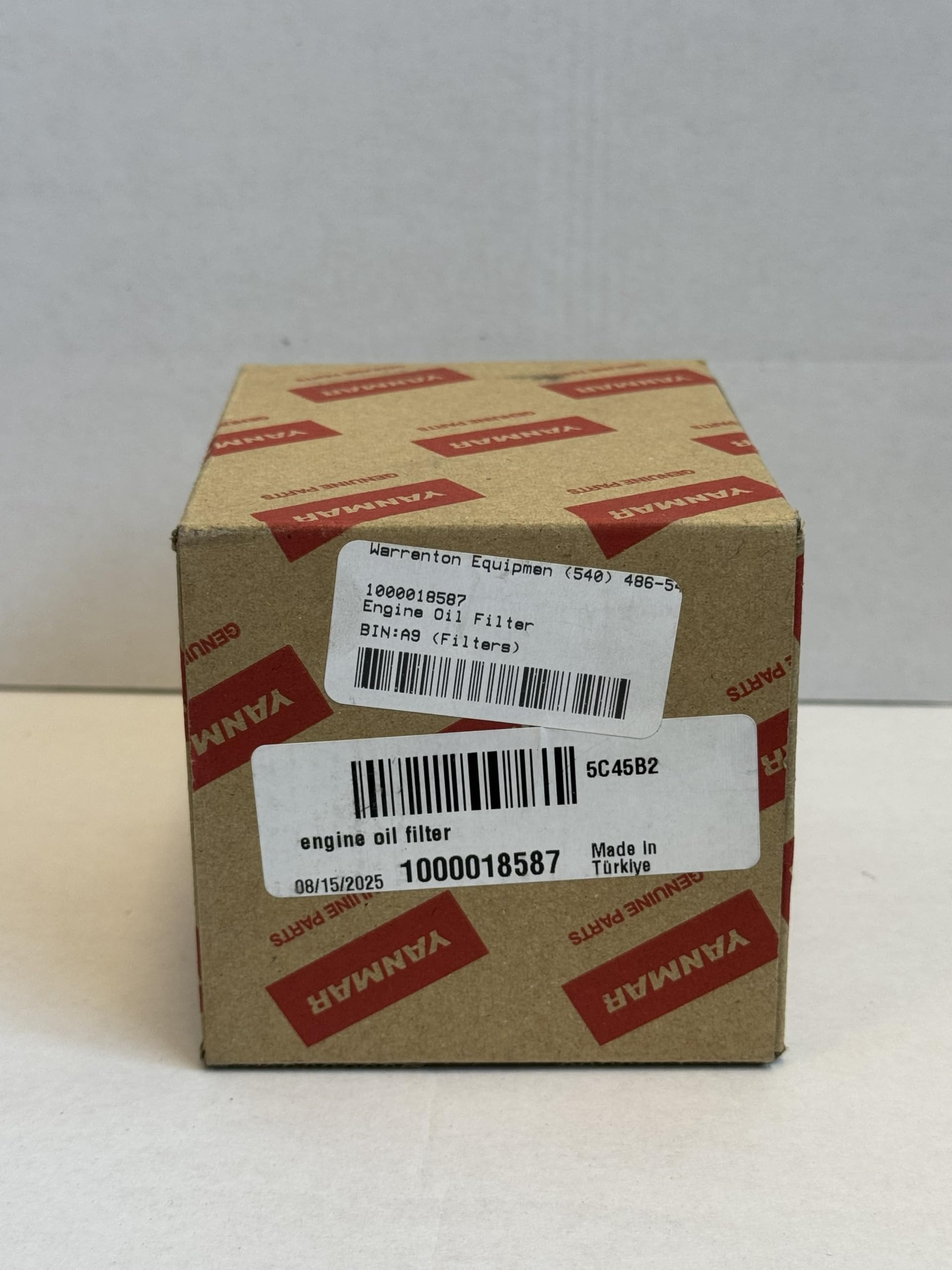 Wacker Neuson (OEM) 1000018587 Oil Filter for Excavators and Wheel Dumpers Yanmar Engine