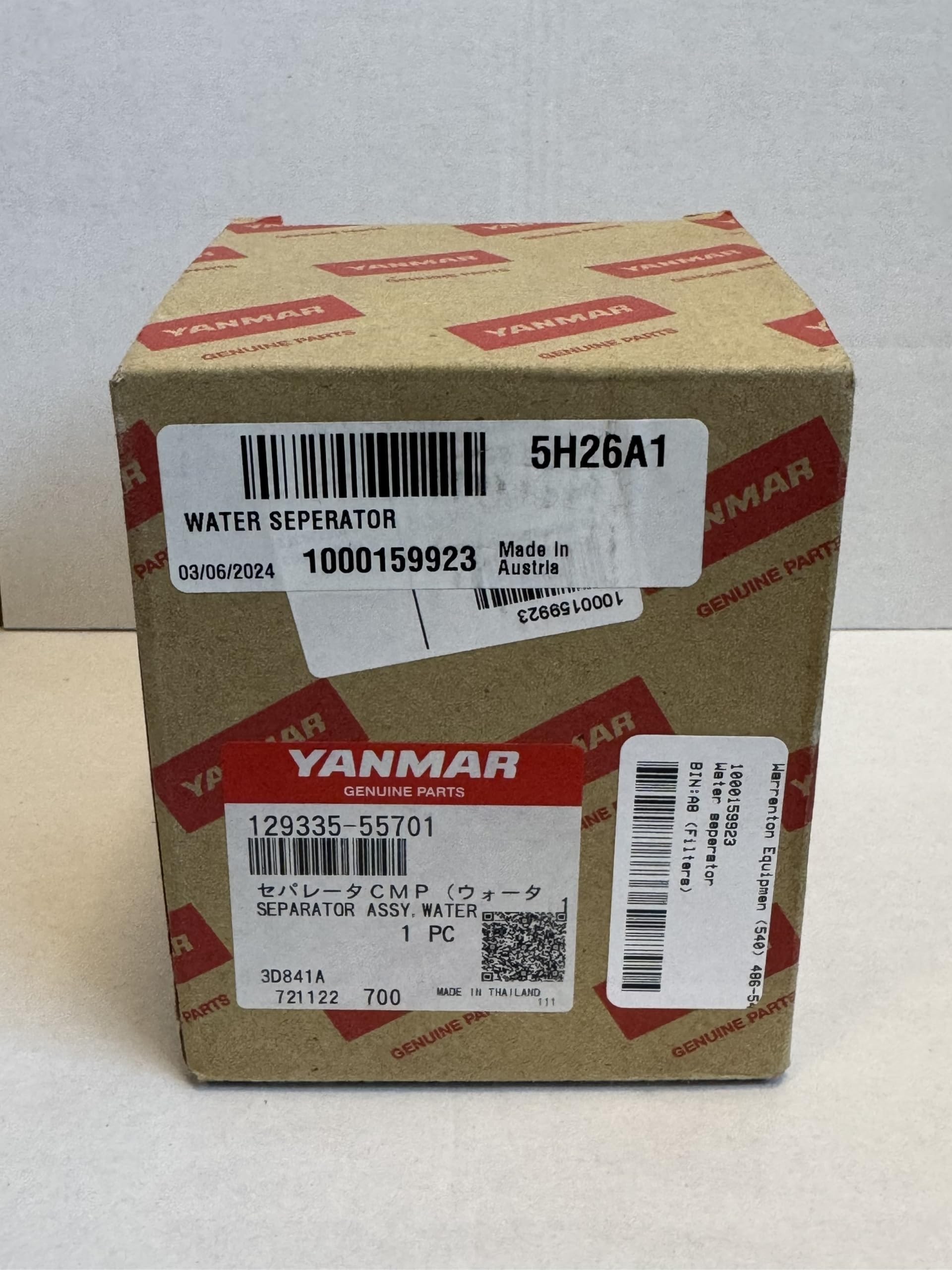 Wacker Neuson (OEM) 1000159923 Water Seperator for Excavator Yanmar Engine