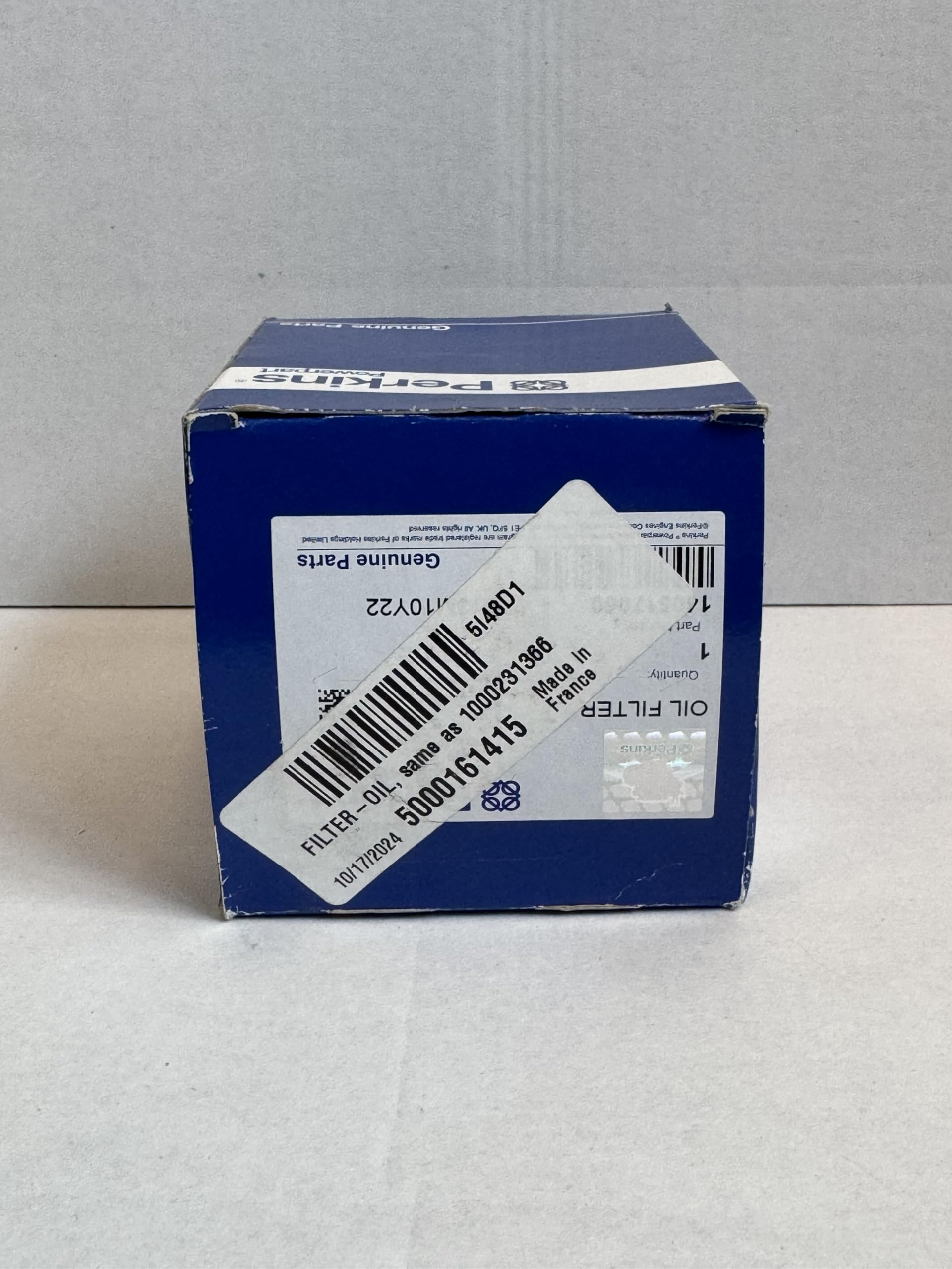 Wacker Neuson (OEM) 5000161415 Oil Filter for Vibratory Roller with Perkins Engine