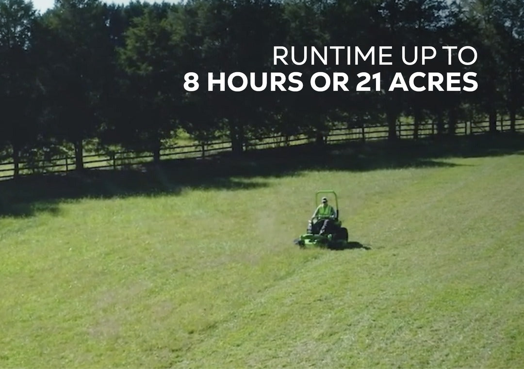 Greenworks Commercial 82v OptimusZ 60” 24kWh Ride-On Zero-Turn Mower