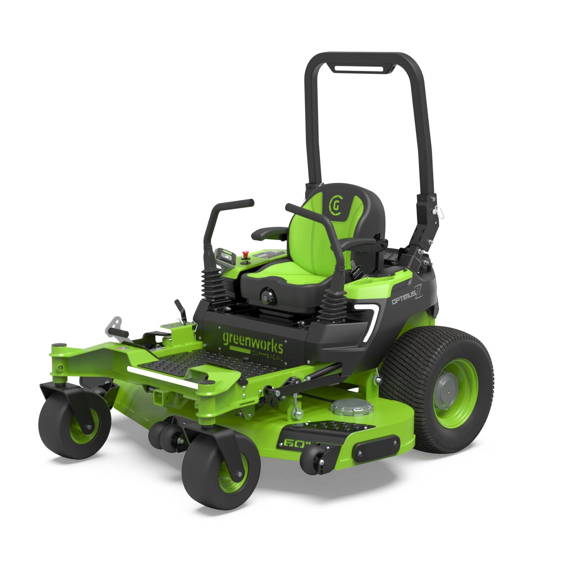 Greenworks Commercial 82v OptimusZ 60” 24kWh Ride-On Zero-Turn Mower
