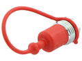 Sparex S.112765 Red PVC Dust Cap for 1/2 Inch Male Coupling