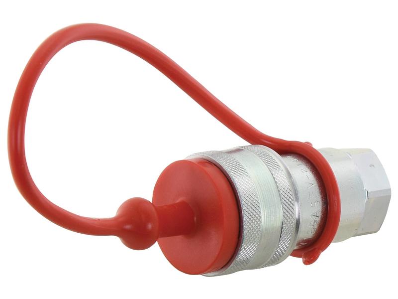 Sparex S.112781 Red PVC Dust Cap for 1/2 Inch Female Coupling