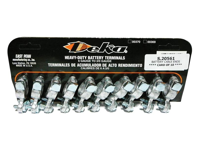 Sparex S.20561 Battery Cable Ends Card of 10