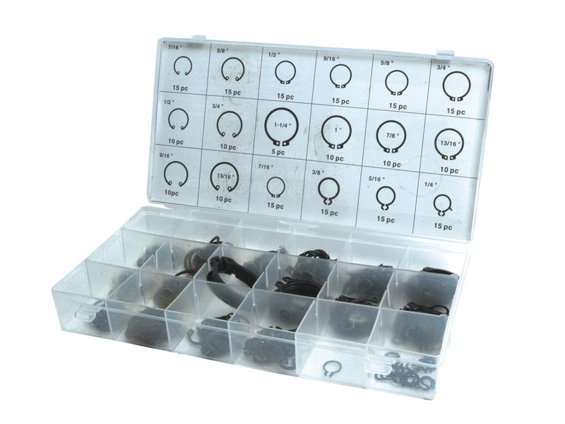 Sparex S.29880 Internal and External Snap Ring Assortment 225 Pieces