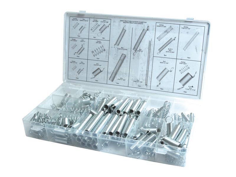 Sparex S.29881 Extension and Compression Spring Kit 200 Pieces