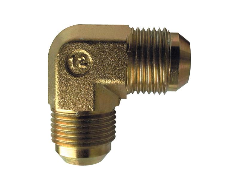 Sparex S.35076 Hydraulic Adapter 9/16 Inch JIC Male 90 Degree Compact Elbow