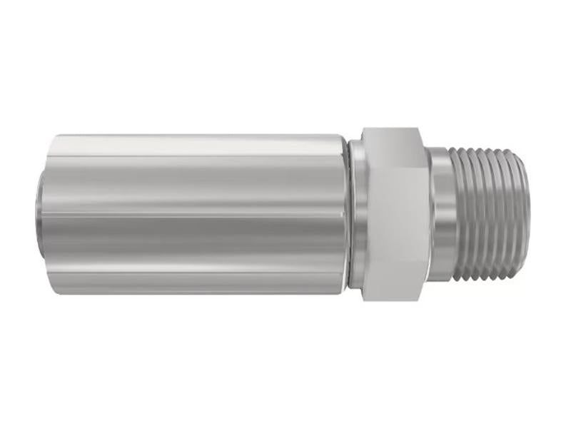 Sparex S.3510806 NPTF Male Straight Taper Hose Fitting 3/8 x 1/2 Inch