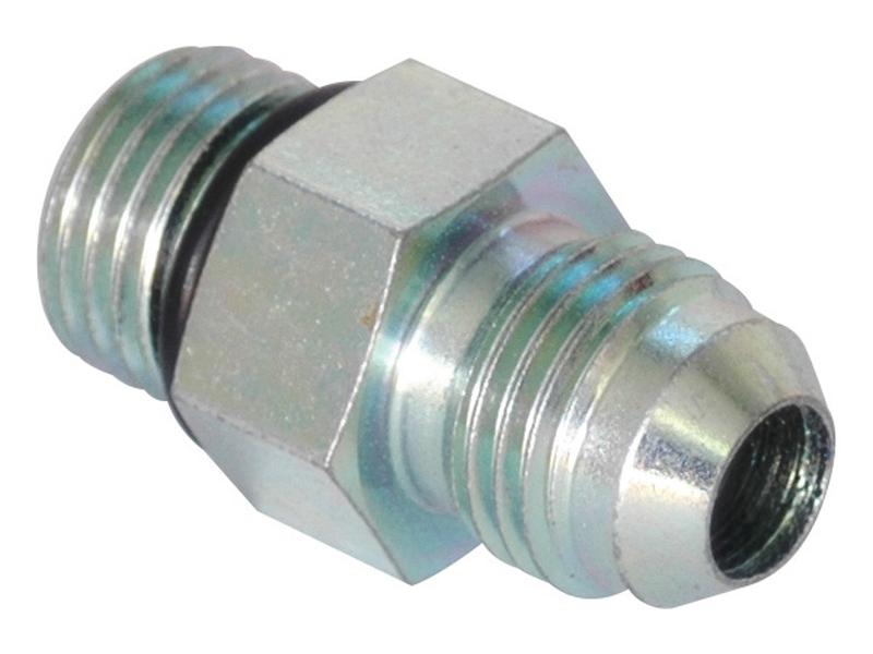 Sparex S.51064 Hydraulic Adapter 9/16 Inch JIC Male x UNF Male