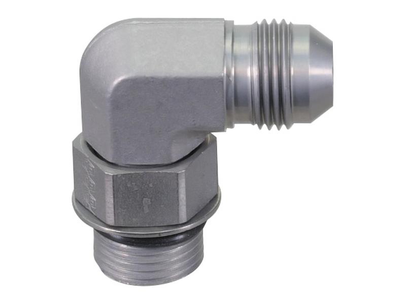 Sparex S.52155 3/4 Inch JIC Male x UNF Male 90 Degree Compact Elbow